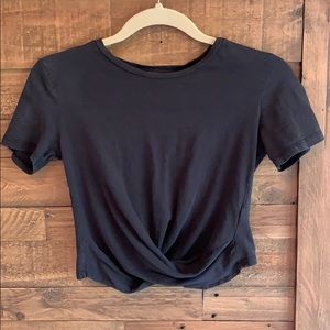 Zara Basic Soft Cotton Tee CropTop